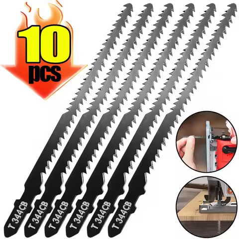 A03F-T344CB Jigsaw Blade Replaceable Flush Cutting Blades Double Sided Curved Saw Blade Aluminum Tig