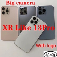DIY Back Cover Housing for Xr to 13 Pro Back Battery Middle Frame Replacement For XR Like 13 Pro Hou