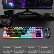 Inplay STX365 Colorful Keyboard and Mouse Set Combo Wired Gaming Keyboard Mouse