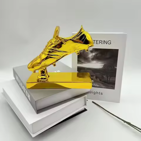 European Football Top scorer Trophy, Golden Boot, Flat Golden Boot, Golden Boot, fan collection, fam