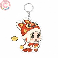 Keychain " Lucky couplebag " keychain - chit