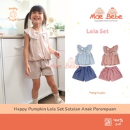 Happy Pumpkin Lola Set Bold & Breezy Girls' Kutung Set 1-3 Years