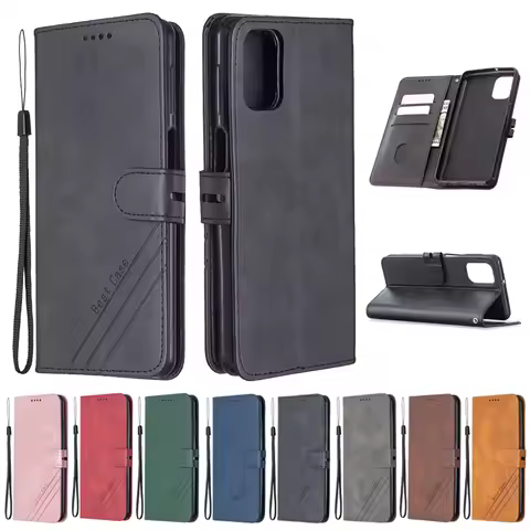 For Xiaomi Mi 10T Pro Case Leather Flip Case on For Xiaomi Mi 10T Lite Case Magnetic Wallet Cover Mi