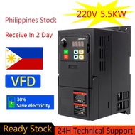 220V 5.5KW Inverter VFD Variable Frequency Drive Converter inverter 220v/380v Mini Inverter