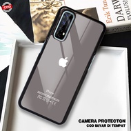 HP HS11 Case Realme 7 - 7 Pro Softcase Glass Kaca - Hardcase 2D Glossy - Protective Phone Case Lates