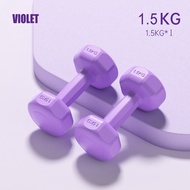 LIKE LIFE 哑铃 Dumbbell 1kg/2kg/3kg Womens Dumbbell Home Exercise Strength Training Gym Dumbbell Fitne