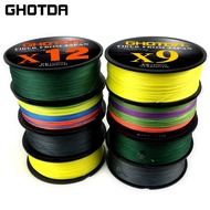 Tali Pancing Braided Fishing Line NEW Fishing Tali Pancing GHOTDA 12 Strands 9 Strands PE Fishing Li