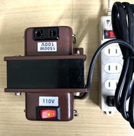老楊音響 新品台製市電110V降壓100V目規音響用1500W雙向變壓器1個 良品廉售