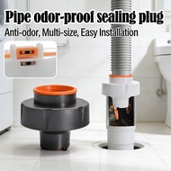 PVC Pipes -40/50/63/75mm Seal Plugging Cover Anti-odor Drain Pipe Washing Machine Joint