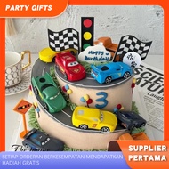 Cars McQueen Racing Car Cake Topper Miniature Birthday Cake Topper Cars McQueen Theme For Birthday D