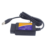 เครื่องสแกนเนอร์วินิจฉัยรถยนต์ OBD2 V2.1 ELM 327 แบบUSB รอบรับ2ระบบ iOSและ Android