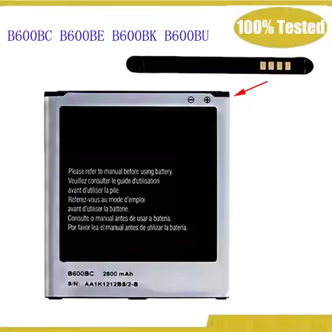 Brand New B600BC B600BE B600BK B600BU 2600mAh Battery For Samsung GALAXY S4 I9500 I9502 i9295 GT-I95
