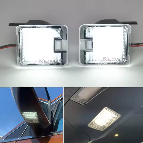 2Pcs for Ford S-Max Kuga Focus C-Max Escape Mondeo Galaxy WA6 LED Side Mirror Puddle Light Under Mir