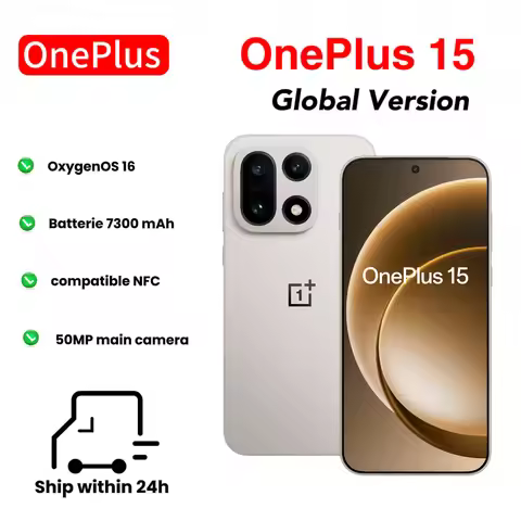 OnePlus 15 AI Smartphone 5G,Global Edition, 16GB+512GB Speicher, Snapdragon 8 Elite Gen5, battery730