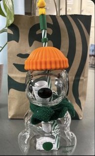 Starbucks 星巴克 Snoopy 史努比 glass 玻璃杯 100% 全新