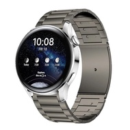 20มม. 22Mm ไทเทเนียมสีเทา/เงิน/สายสีดำสำหรับนาฬิกา Huawei 3 /3Pro GT3 46สายนาฬิกาข้อมือสเตนเลสสตีลสำ