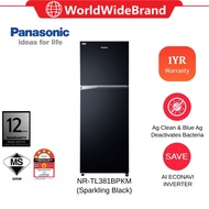 [SAVE 4.0]  Panasonic 395L 2 Door ECONAVI Inverter Refrigerator | NR-TL381BPKM (Fridge Peti Sejuk Peti Ais 冰箱