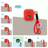 for Baseus Bass BS2 Lite Earphone Protective Case Cute Cartoon Headset Skin Silicone Headphone Soft 