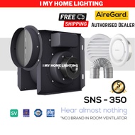 AireGard SNS 350 SNS-350 6" inch In-line Ceiling Air Ventilation Exhaust Fan Silent Quiet Kipas Exzo