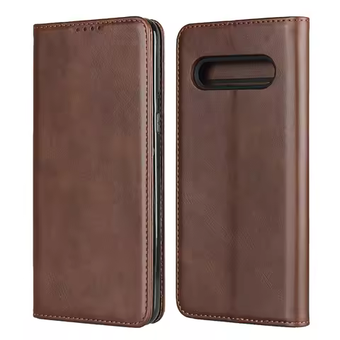 Leather case For LG V60 ThinQ 5G 6.8" Flip case card holder Holster Magnetic attraction Cover Case W