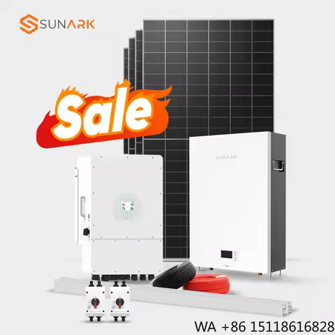 Sunark Hybrid Solar Energy Storage System Kit 3Kw 5Kw 10Kw 15Kw 20Kw 30Kw Home Complete Set Off Grid