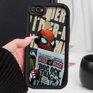 Casing hp for OPPO A7 A5s A12 A12s A11K Case Men's Clothing Spider Hero Silicone Case Cesing Wave Sh