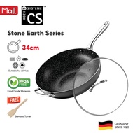 CS-Kochsysteme Nonstick Aluminium Stir Fry Pan (34cm)