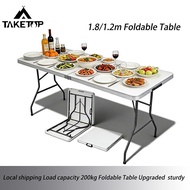[SG Stock] Foldable Multifunctional HDPE Table 1.22m/1.8m Study/Dining Table 可折叠多用途桌子