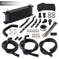 AN8 14 Row Oil Cooler Kit For VW Audi VAG Golf GTI /R MK7 DQ381 DQ380 DQ500 7DSG