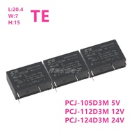 5Pcs New Original TE Relay PCJ-105D3M PCJ-112D3M PCJ-124D3M 5A 4PIN Replaceable G5NB-1A-E ALDP112 HF