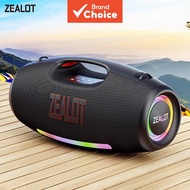 ZEALOT S89 Mini Wireless Bluetooth Speaker Heavy Bass IPX6 Waterproof RGB Light Sound Box