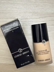 [80%新 購自歐洲] Giorgio Armani Luminous Silk Foundation #3 水潤絲光粉底液