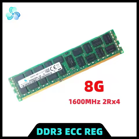 Server Memory 8GB DDR3 1600MHzECC REG 2Rx4 PC3-12800R 1.5V Register RDIMM RAM for for X58 X79 Mother