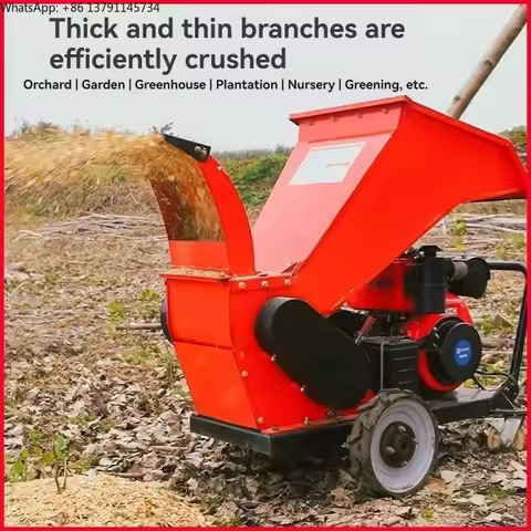 small household orchard branch crusher Log Branch Crusher Portable Tree Branch Shredder