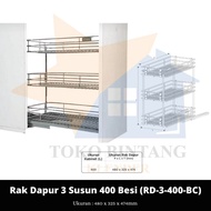 3-Tier Kitchen Shelf RD 3--400-BC