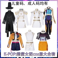 halloween halloween costume kids Witch Hunter Group cos Costume K-POP Demon Boy Group Children Adult