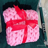 ins Fabric Core Yarn Blanket Woven Gravity Blanket Woolen Yarn Woven Blanket Filled Yarn Gravity Bla