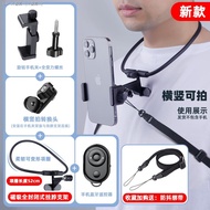 โทรศัพท์มือถือสำหรับถ่ายภาพในมุมมองของบุคคลที่หนึ่งแบบห้อยคออุปกรณ์เสริมสำหรับกล้อง Gopro ที่แขวนแป้