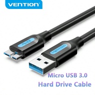 VENTION Micro USB 3.0 Cable Hard Drive Cord USB 3.0 A To Micro B Cable 5Gbps Data Cord Stable Transm