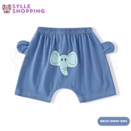 WAWA - Celana Pendek Bayi Toddler Muat untuk Popok Uniseks Motif Hewan Lucu || Buddy Pants Pakai Har