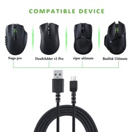Braided Micro USB Cable for Naga Mouse Charging Wire Replacement