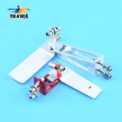 1PC Good Quality Aluminum 40x55mm/64x75mm Rudder with Water Pickup Suitable for Length 30-50cm Rc Bo