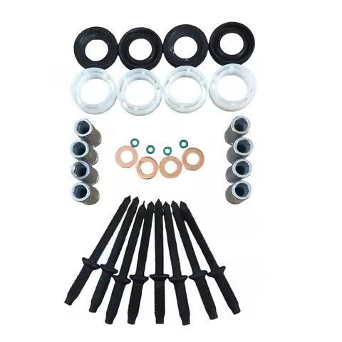 AAA 1set Car Injector Seal Washer Oring Protector O-Ring Kit 3M5Q9R524AA For 207 3008 307 For Partne