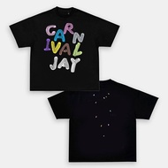 Exclusive Jay Chou Carnival Concert Support Short-Sleeved T-Shirt Summer Men Women Peripheral Trendy Clothes Rainbow Summer