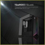 ◿ ◱ ◐ Fantech Case Pulse CG71 RGB Middle Tower Case Supports ATX Mini ITX Micro ATX Tempered Glass
