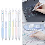 seng Six Colored Gel Pen with Cap-Free Clicks Mechanisms Set of 6 for Writing