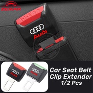 1/2Pcs Audi Car Seat Belt Extender Buckle Car Seatbelt Safety Buckle Seatbelt Clip Converter for A3 