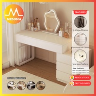 Mizona 130cm/170cm Modern Dressing Table Side Cabinet Without Mirror Bedside Makeup Space Saving Com