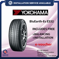 [Installation Provided] YOKOHAMA BluEarth-Es ES32 14 15 16 17 inch Tyre Tayar Tire (Free Installatio