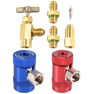 R1234YF Self-Sealing Can Tap with R134A Tank Adapter and R1234 Quick Couplers, for A/C RefrigerAnts 